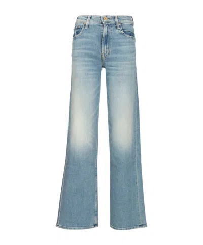 Mother Jeans With Belt Loops In Blue