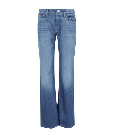 Mother Jeans With Belt Loops In Blue