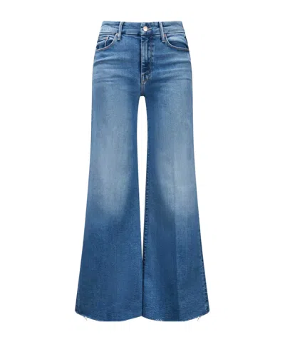 Mother Jeans With Belt Loops In Blue