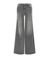 Mother The Twister Heel Denim Jeans In Gray