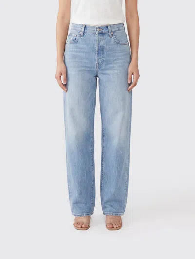 Mother Jeans Woman In Blue