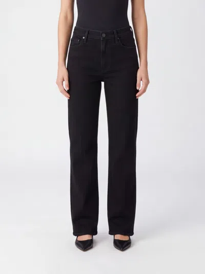 Mother Jeans Woman Color Denim In Blue