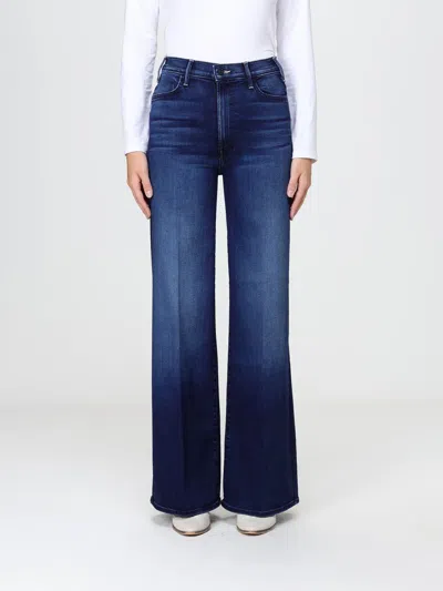 Mother Jeans Woman In Blue
