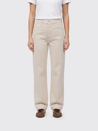 Mother The Dodger Sneak Relaxed Straight Leg Jeans In Pink