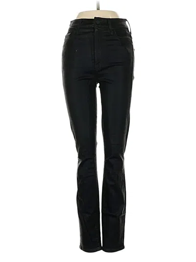 Pre-owned Mother Jeggings In Black