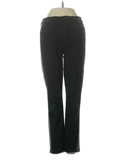 Pre-owned Mother Jeggings In Black