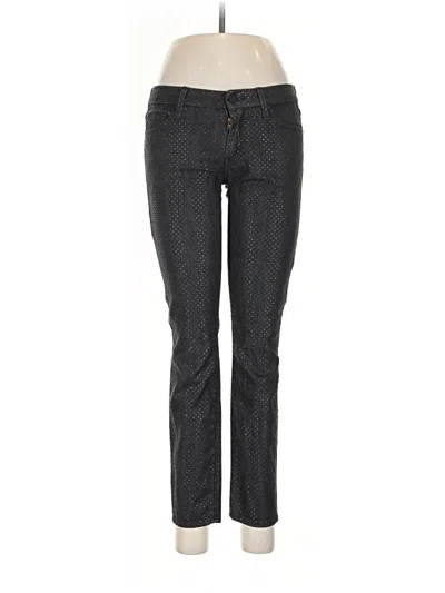 Pre-owned Mother Jeggings In Gray