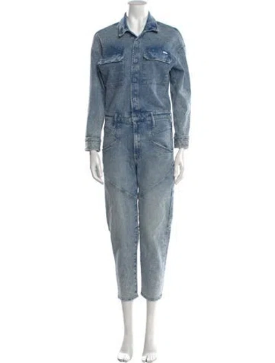 Pre-owned Mother Jumpsuit In Blue
