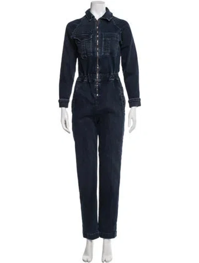 Pre-owned Mother Jumpsuit In Blue