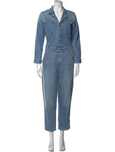 Pre-owned Mother Jumpsuit In Blue