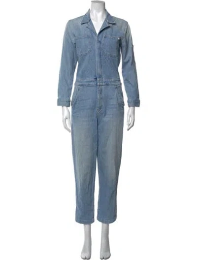 Pre-owned Mother Jumpsuit In Blue