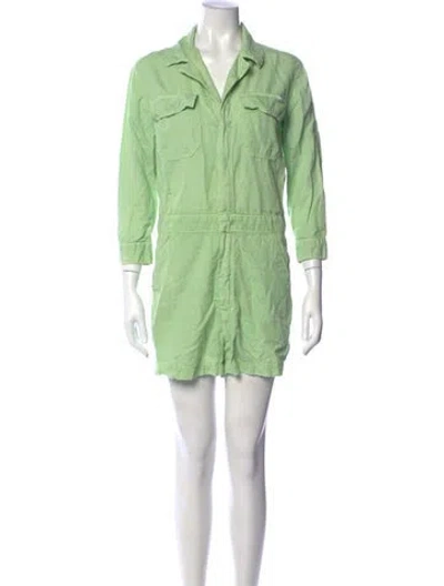 Pre-owned Mother Jumpsuit In Green