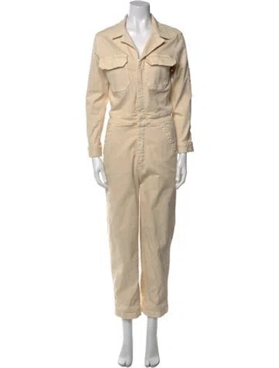 Pre-owned Mother Jumpsuit In Neutral