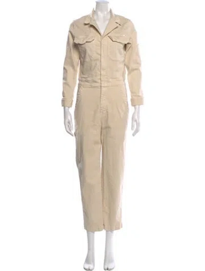 Pre-owned Mother Jumpsuit In Neutral