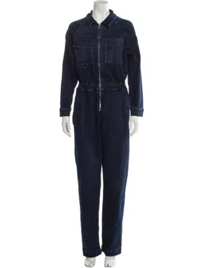 Pre-owned Mother Jumpsuit W/ Tags In Blue