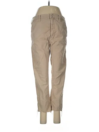 Pre-owned Mother Khaki Pant In Brown