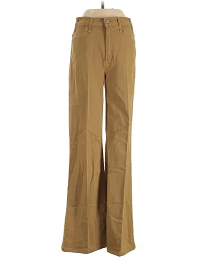 Pre-owned Mother Khaki Pant In Brown