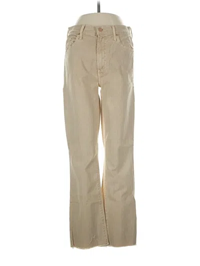 Pre-owned Mother Khaki Pant In Tan