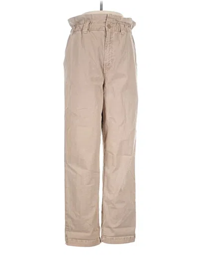 Pre-owned Mother Khaki Pant In Tan