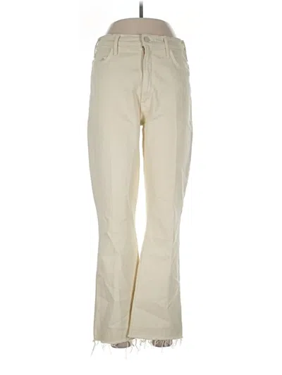 Pre-owned Mother Khaki Pant In White