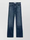 Mother Kick It Belt Loops Contrast Stitching In Blue