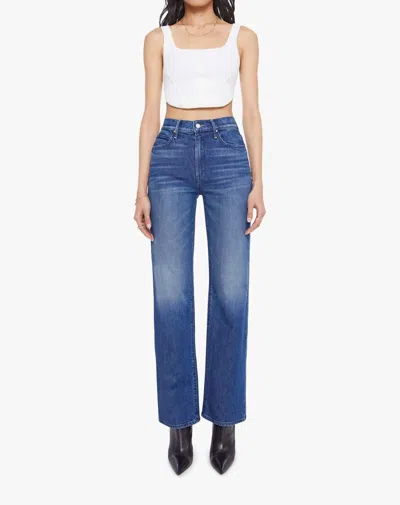 Mother Kick It High Rise Straight Leg Jeans In Which Is Witch In Brown