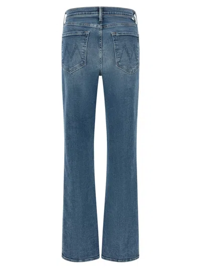 Mother Kick It Jeans In Blue