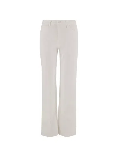 Mother Kick It Jeans In White