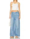 Mother Kitchen Drawer Skimp Jeans In All You Can Eat In Blue