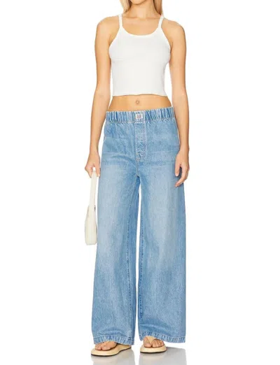 Mother Kitchen Drawer Skimp Jeans In All You Can Eat In Blue