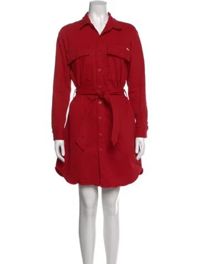 Pre-owned Mother Knee-length Dress In Red