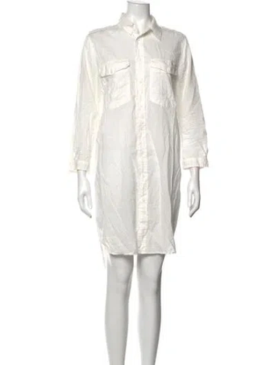 Pre-owned Mother Knee-length Dress In White
