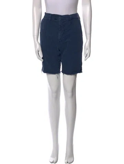 Pre-owned Mother Knee-length Shorts In Blue