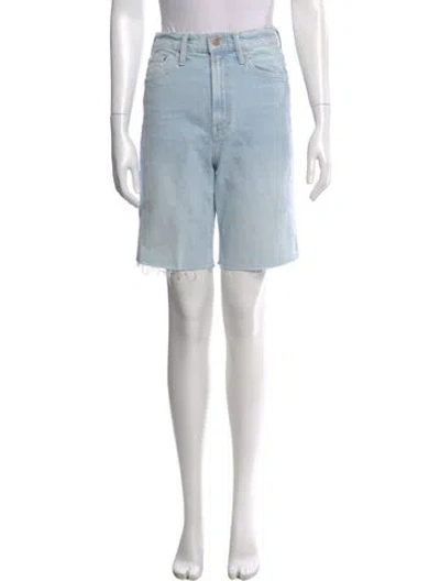 Pre-owned Mother Knee-length Shorts In Blue