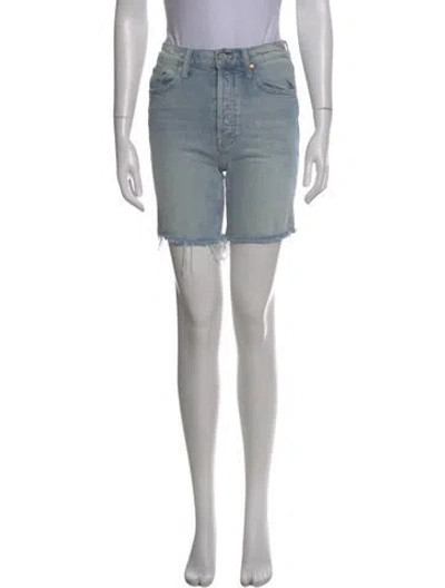 Pre-owned Mother Knee-length Shorts In Blue