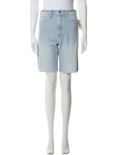 Pre-owned Mother Knee-length Shorts In Blue