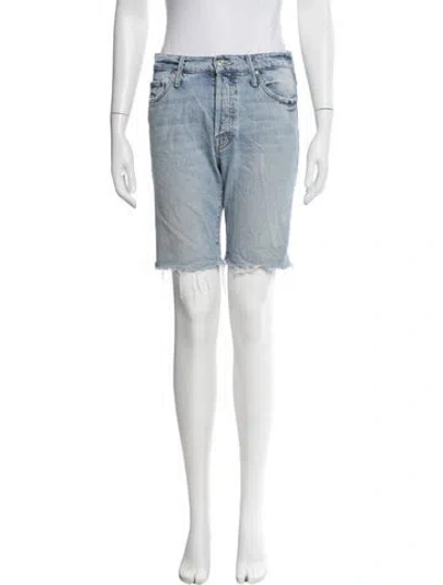 Pre-owned Mother Knee-length Shorts In Blue