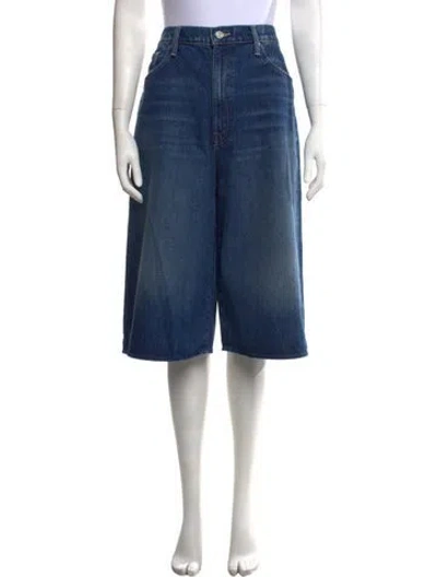 Pre-owned Mother Knee-length Shorts In Blue