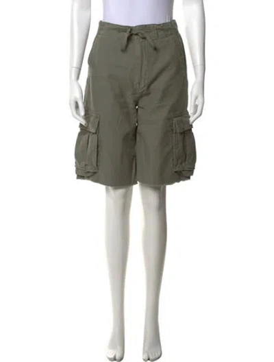 Pre-owned Mother Knee-length Shorts In Green