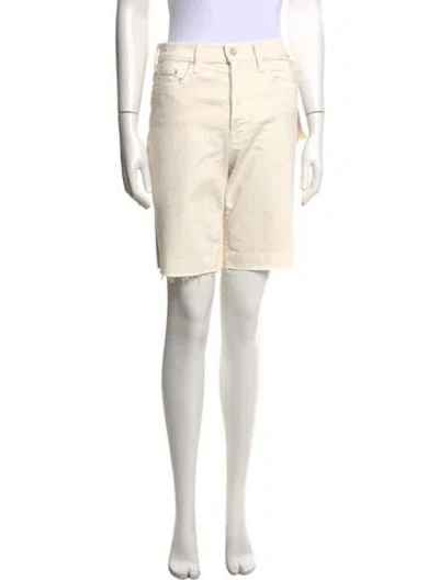 Pre-owned Mother Knee-length Shorts W/ Tags In Neutrals