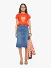 Mother La Doublej X The Button Vagabond Midi Skirt Family Affairs In Blue