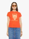 MOTHER LA DOUBLEJ X THE SINFUL PLAYING FAVORITES T-SHIRT IN RED - SIZE MEDIUM