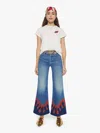 MOTHER LA DOUBLEJ X THE TOMCAT ROLLER DEEP IN THE PACIFIC JEANS IN BLUE - SIZE 33
