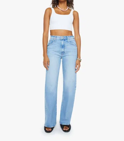 Mother Lasso Sneak Jeans In Sow Surreal In Multi