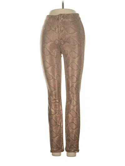 Pre-owned Mother Leggings In Tan
