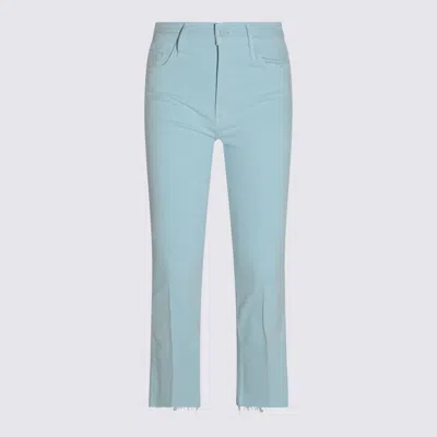 MOTHER MOTHER LIGHT BLUE COTTON JEANS