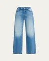 Mother Dodger Sneak Faded Jeans
