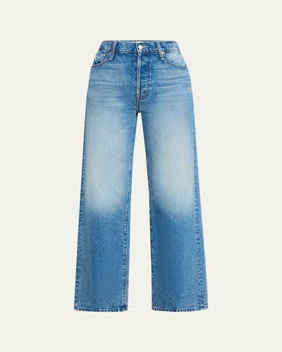 MOTHER LIL' DODGER BUTTON SNEAK JEANS