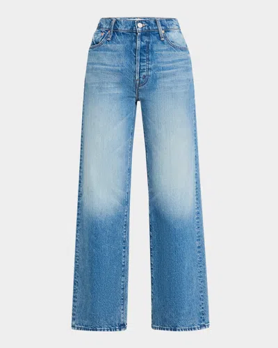 MOTHER LIL' DODGER BUTTON SNEAK JEANS