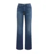 Mother Lil Doozy Fray Flared Jeans